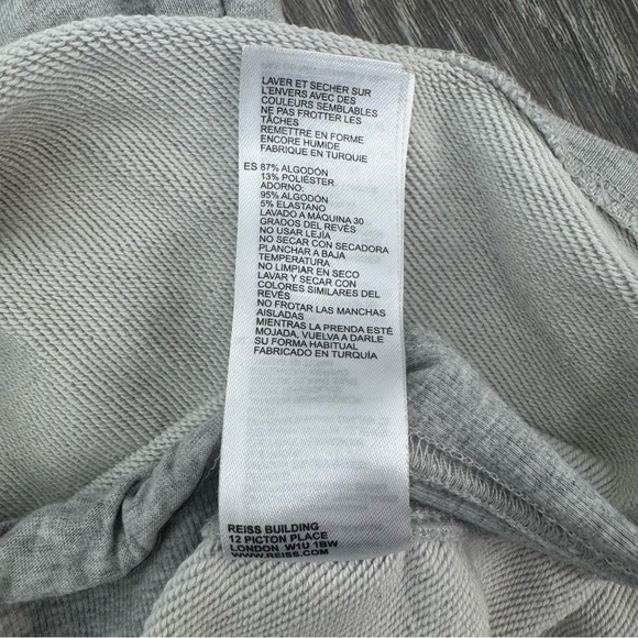 Reiss Jetta Grey Marl Jersey Sweater Dress Size M Minimalist Workwear - Picture 11 of 16